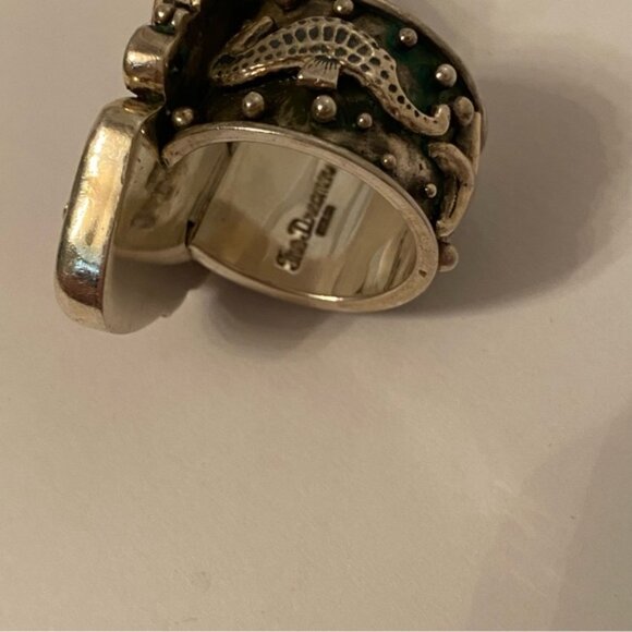 ECHO OF THE DREAMER RING STERLING SILVER MULTI COLOR STONES SIZE 7 15.9g - Picture 6 of 12